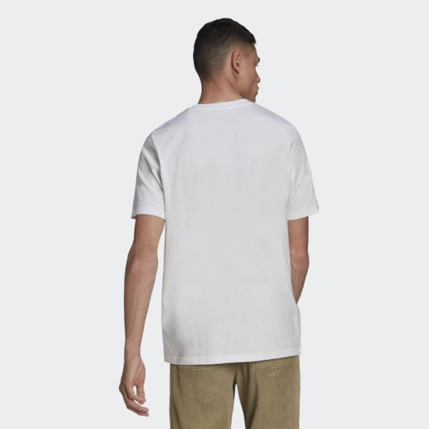 Tee Shirt Futbol Logo Blanc Adidas