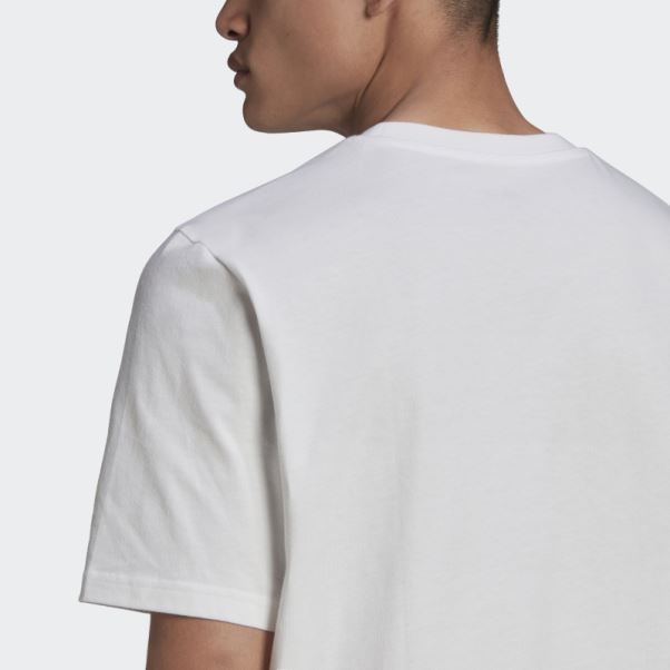 Tee Shirt Futbol Logo Blanc Adidas