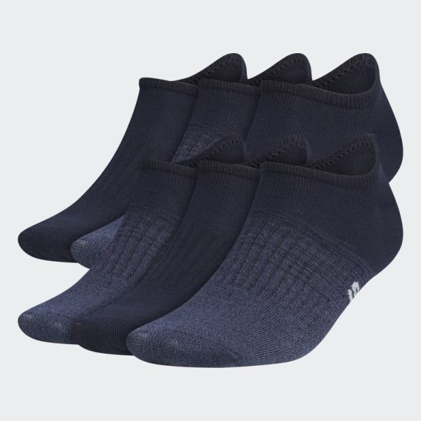 6 Paires De Chaussettes Invisibles écusson De Sport Superlite Bleu Marine Adidas
