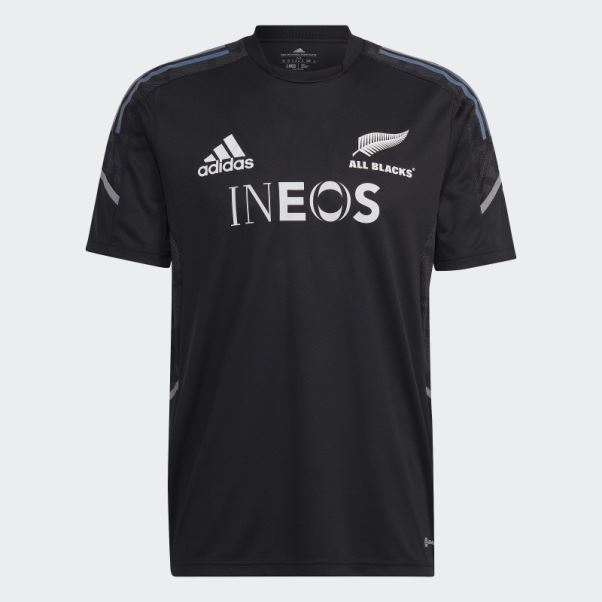 T-shirt Adidas All Blacks Rugby Performance Noir