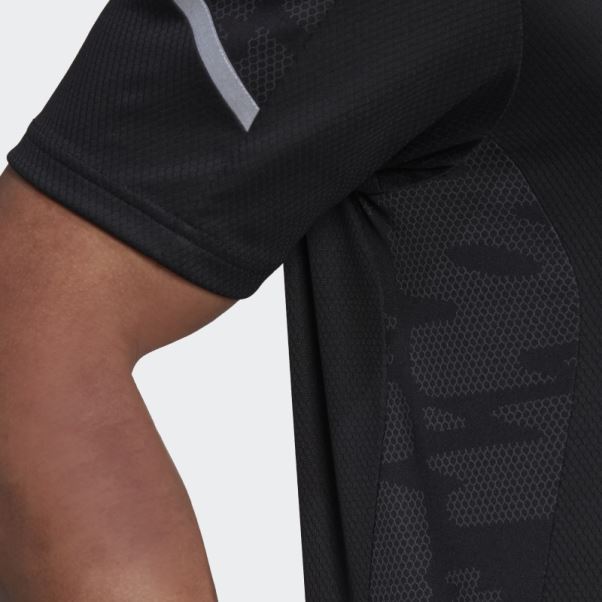 T-shirt Adidas All Blacks Rugby Performance Noir