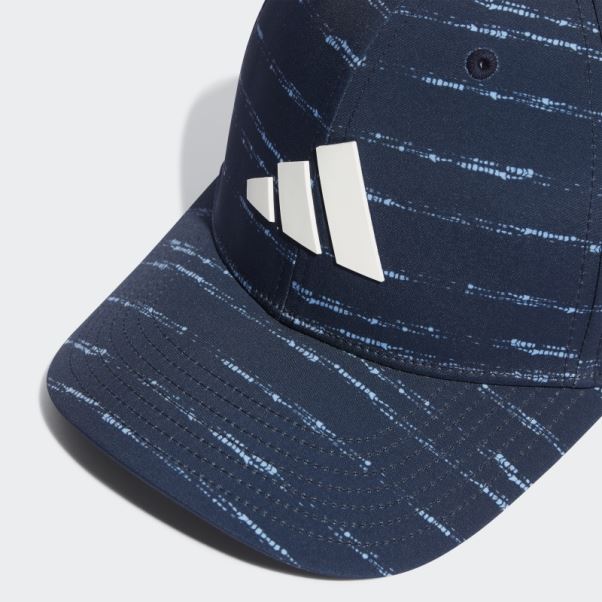 Casquette Tour Imprimé Adidas Bleu Marine