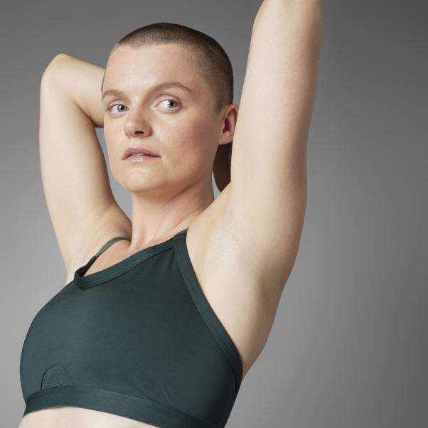 Soutien-gorge De Yoga à Maintien Léger Authentique équilibre Vert Adidas