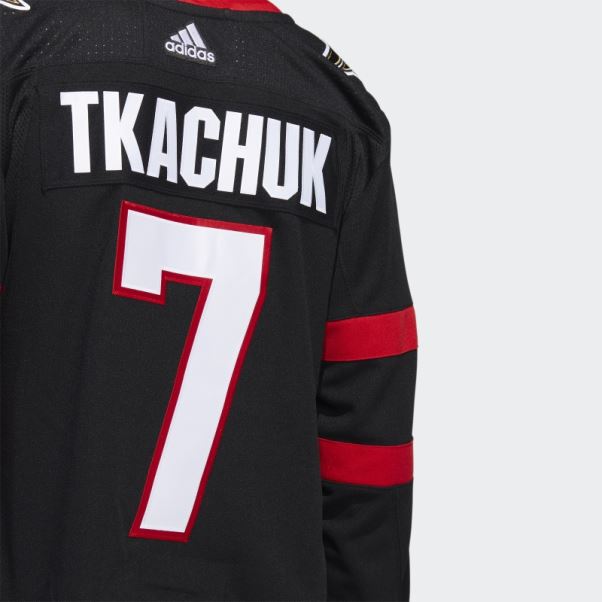 Maillot Des Sénateurs Brady Tkachuk Home Authentique Noir Adidas