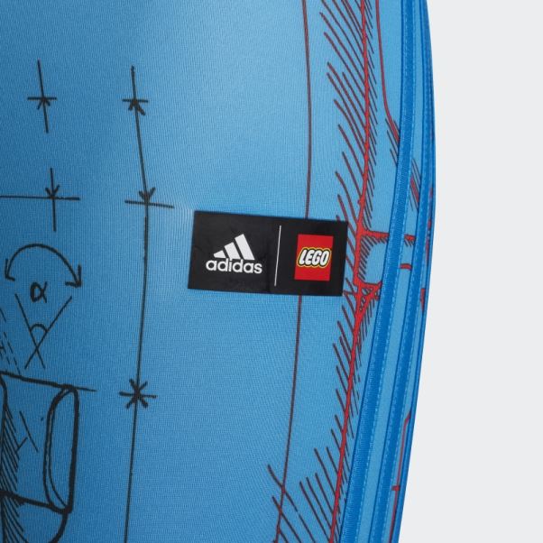 Collant Adidas X Lego Tech Pack Bleu Mode