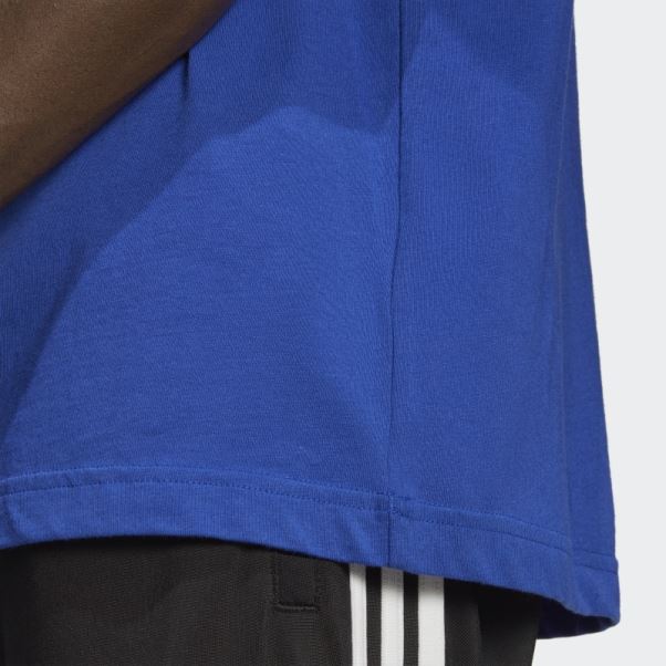 T-shirt Adidas Trèfle Essentiel Bleu