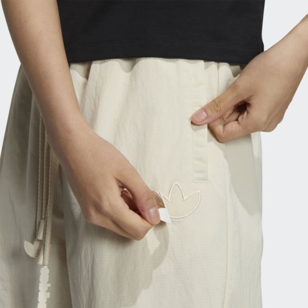 Pantalon De Survêtement Adicolor Adidas Ivoire