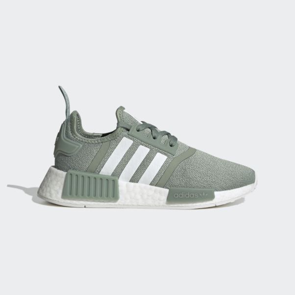 Chaussures Adidas Nmd-r1 Vert Argent