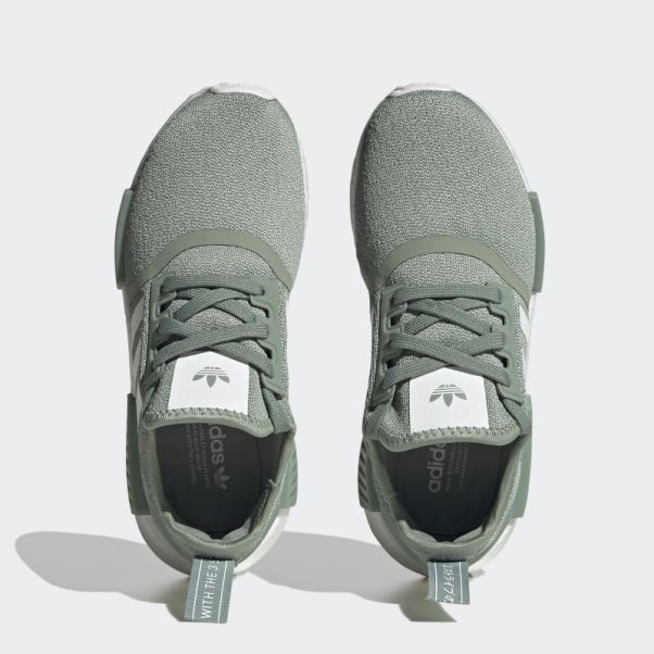 Chaussures Adidas Nmd-r1 Vert Argent
