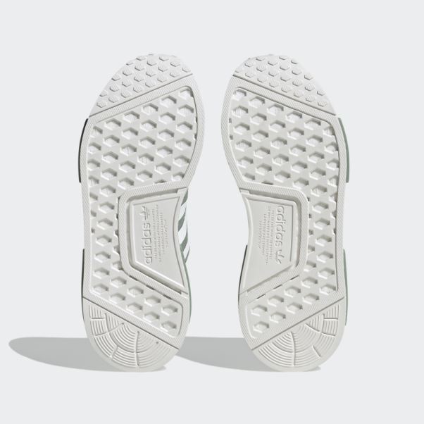 Chaussures Adidas Nmd-r1 Vert Argent