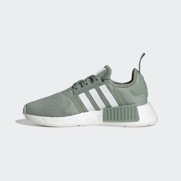 Chaussures Nmd-r1 Argent Vert Adidas
