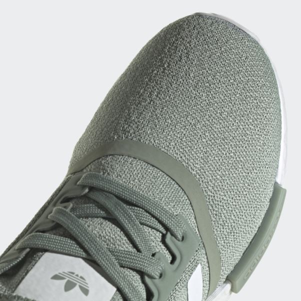 Chaussures Nmd-r1 Argent Vert Adidas