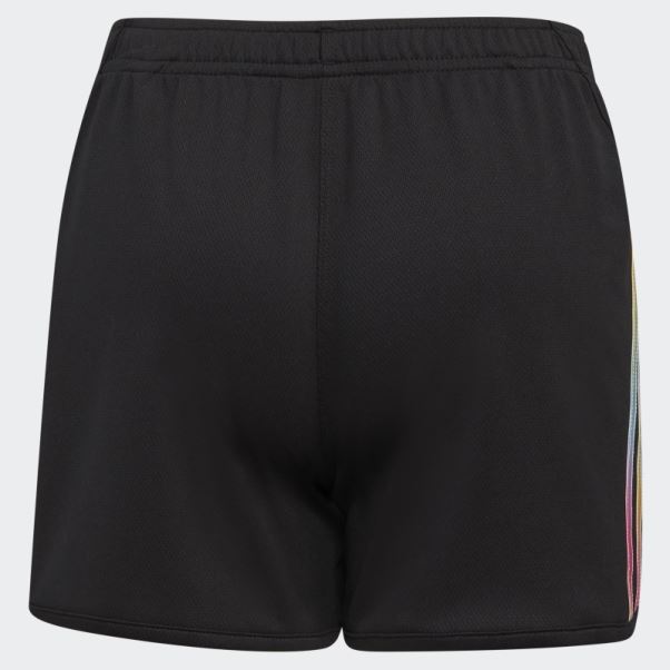 Adidas Short En Maille à Rayures Noir