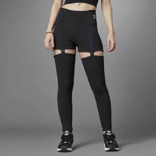 Adidas Toujours Original Rib Deux-en-un Collants Noir