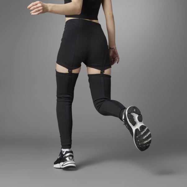 Adidas Toujours Original Rib Deux-en-un Collants Noir