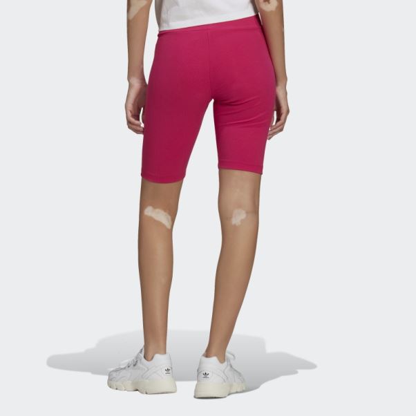 Collants Courts Adicolor Essentials Magenta Real Adidas