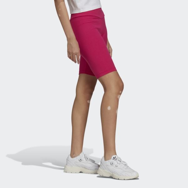 Collants Courts Adicolor Essentials Magenta Real Adidas