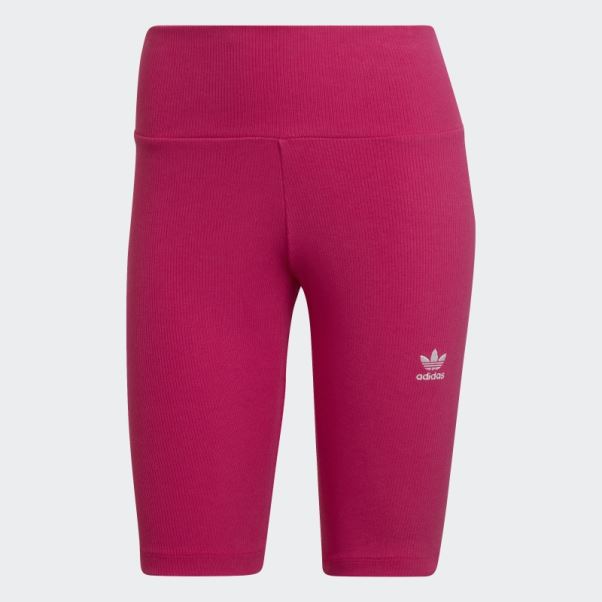 Collants Courts Adicolor Essentials Magenta Real Adidas