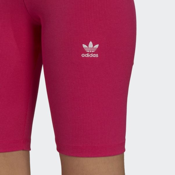 Collants Courts Adicolor Essentials Magenta Real Adidas
