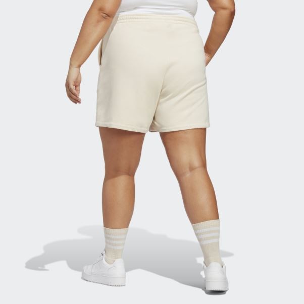 Adidas Adicolor Essentials Short éponge Français (grande Taille) Blanc