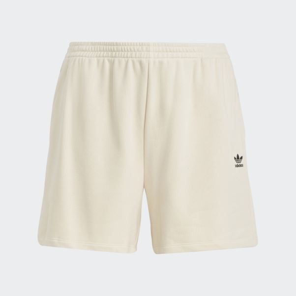 Adidas Adicolor Essentials Short éponge Français (grande Taille) Blanc