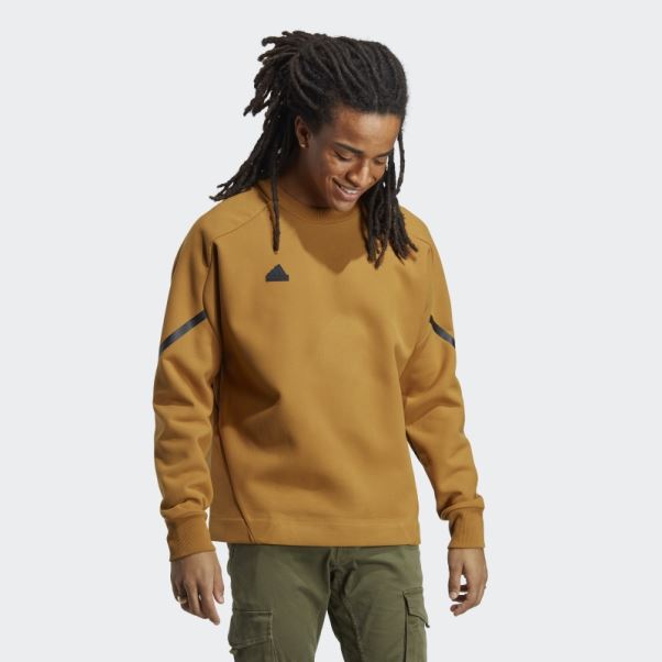 Conçu Pour Gameday Premium Sweatshirt Bronze Adidas