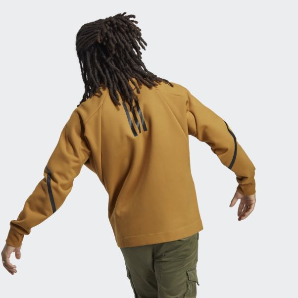 Conçu Pour Gameday Premium Sweatshirt Bronze Adidas