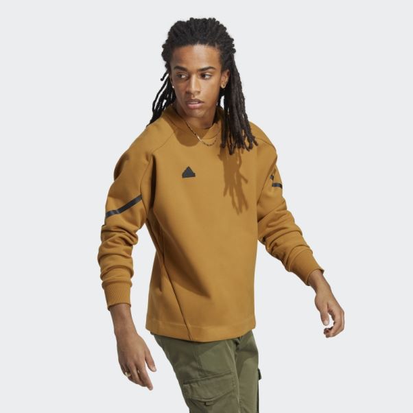 Conçu Pour Gameday Premium Sweatshirt Bronze Adidas