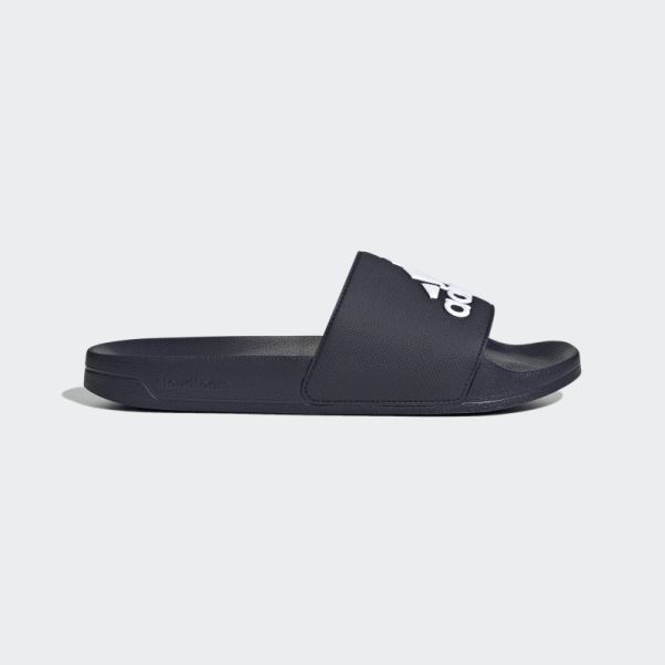 Adilette Toboggans De Douche Encre Adidas