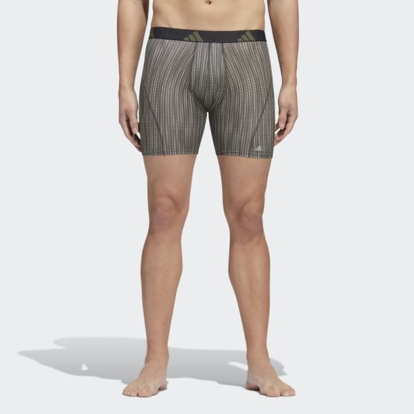 Boxer Graphique Performance Mesh 3 Paires Adidas Strong Olive