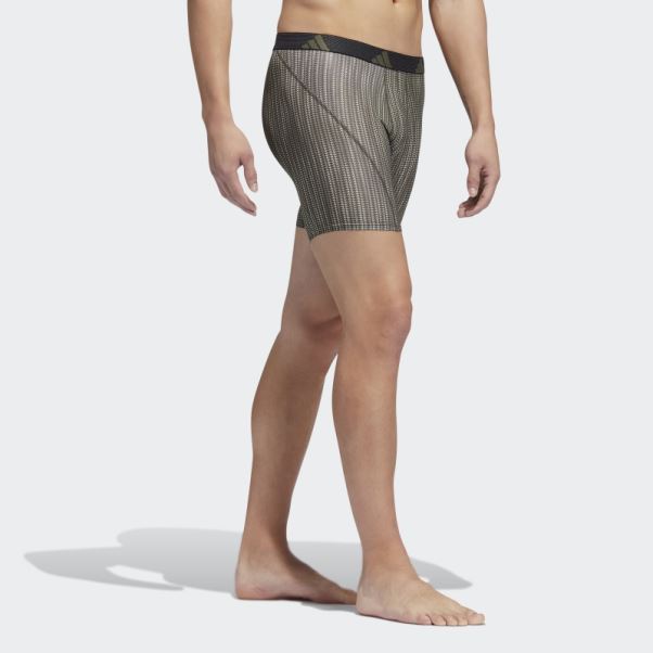 Boxer Graphique Performance Mesh 3 Paires Adidas Strong Olive