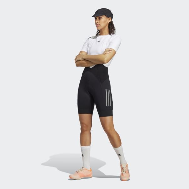 Le Cuissard à Bretelles Rembourré Noir Adidas