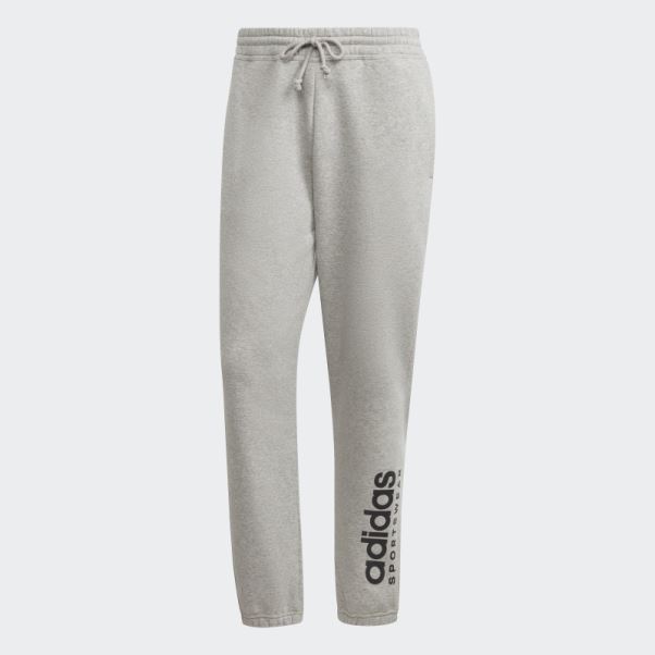 Pantalon De Jogging Adidas All Szn Fleece Gris Moyen