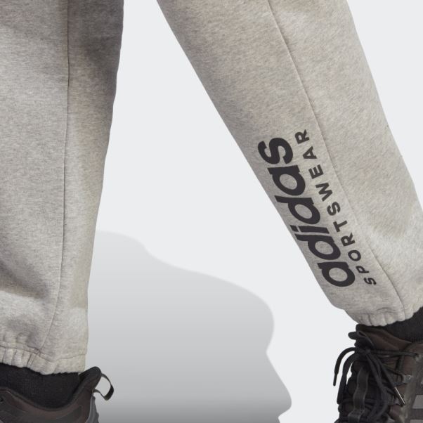 Pantalon De Jogging Adidas All Szn Fleece Gris Moyen