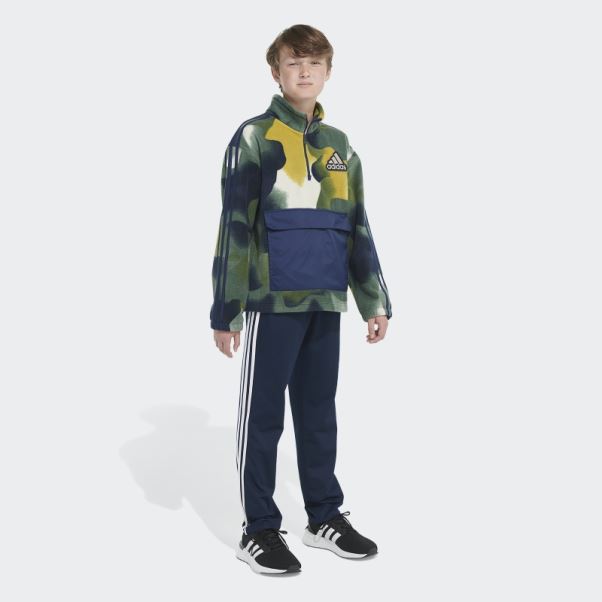 Green Oxide Cosy Fleece Half-zip Popover Adidas