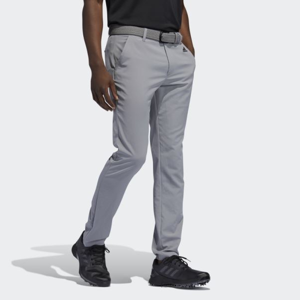 Pantalon De Golf Fuselé En Contenu Recyclé Gris Adidas