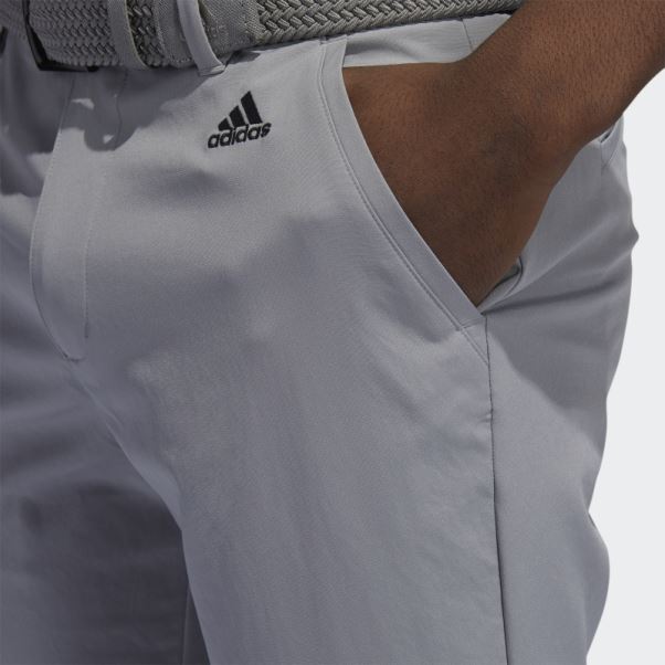 Pantalon De Golf Fuselé En Contenu Recyclé Gris Adidas