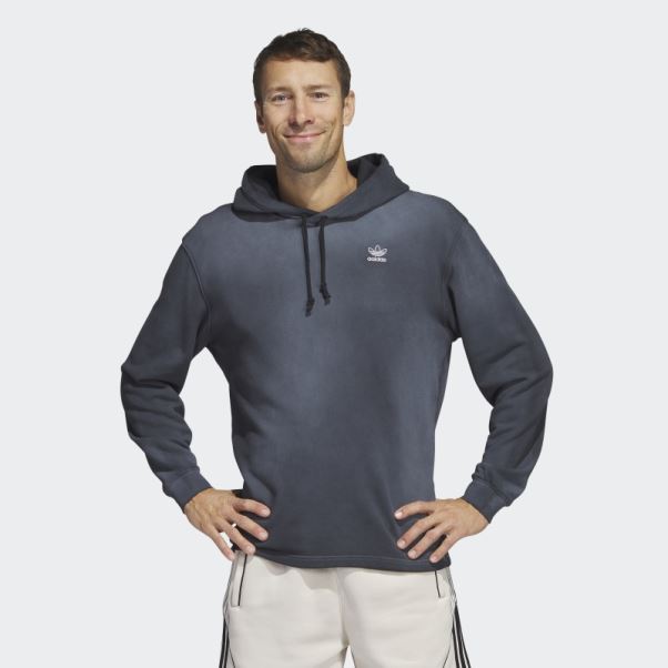 Sweat à Capuche Adidas Essentials+ Dye Noir