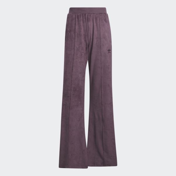 Pantalon De Survêtement En Suède Adicolor Classics Bordeaux Adidas