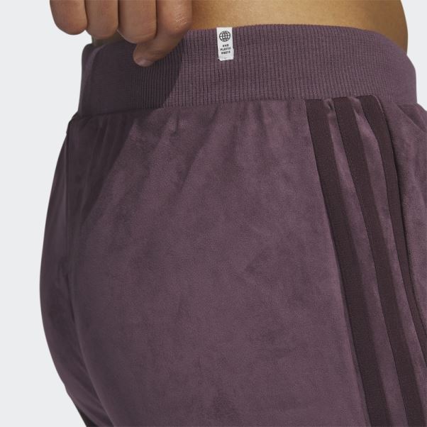 Pantalon De Survêtement En Suède Adicolor Classics Bordeaux Adidas