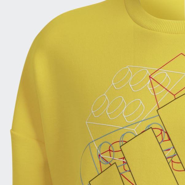 Sweat Adidas X Classic Lego Jaune Chaud