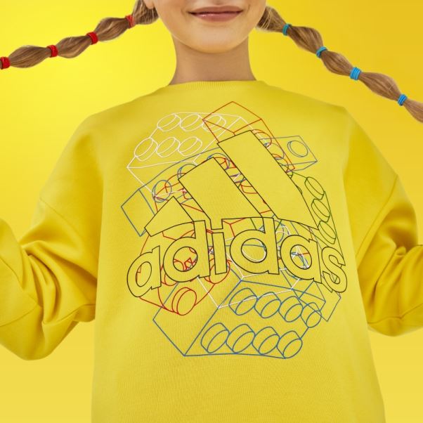Sweat Adidas X Classic Lego Jaune Chaud