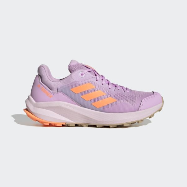 Adidas Lilas Terrex Trailrider Chaussures De Course Sur Sentier