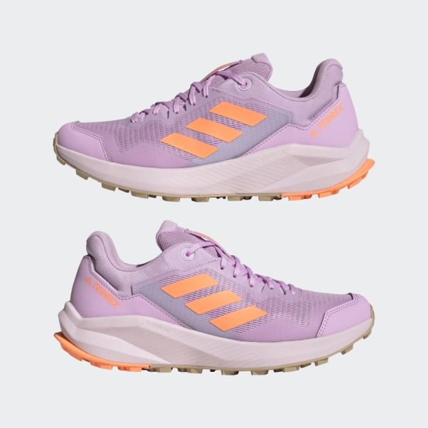 Adidas Lilas Terrex Trailrider Chaussures De Course Sur Sentier