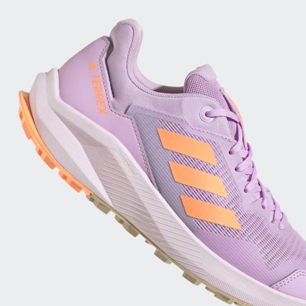 Adidas Lilas Terrex Trailrider Chaussures De Course Sur Sentier
