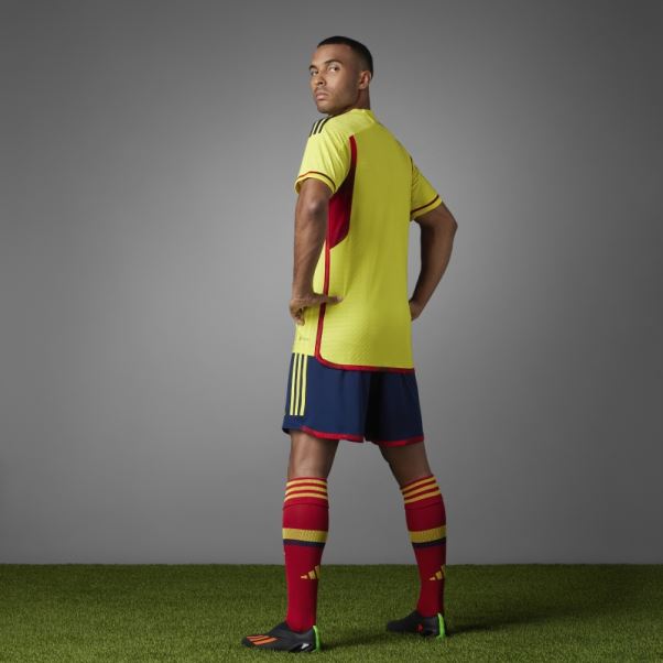 Maillot Colombia 22 Home Authentique Jaune Adidas Stylé