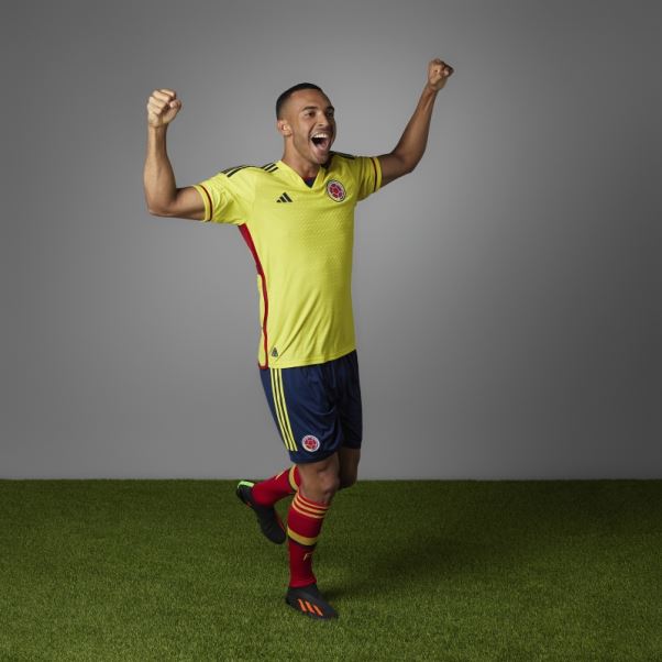 Maillot Colombia 22 Home Authentique Jaune Adidas Stylé