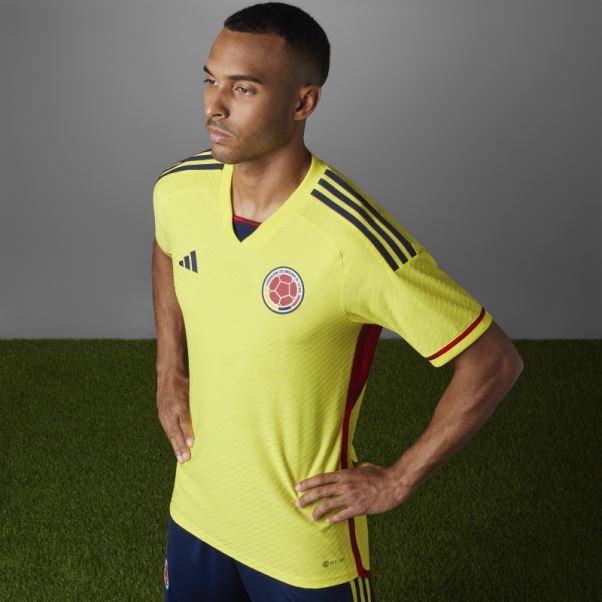 Maillot Colombia 22 Home Authentique Jaune Adidas Stylé