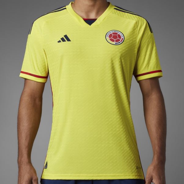 Maillot Colombia 22 Home Authentique Jaune Adidas Stylé