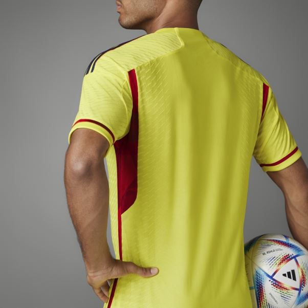 Maillot Colombia 22 Home Authentique Jaune Adidas Stylé